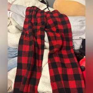 Plaid pj pants